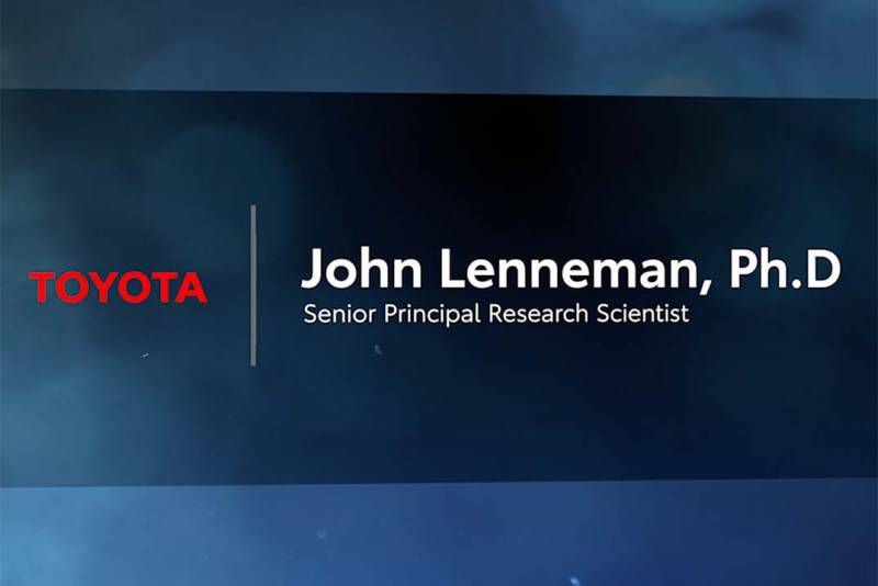 Screenshot from John Lenneman video.